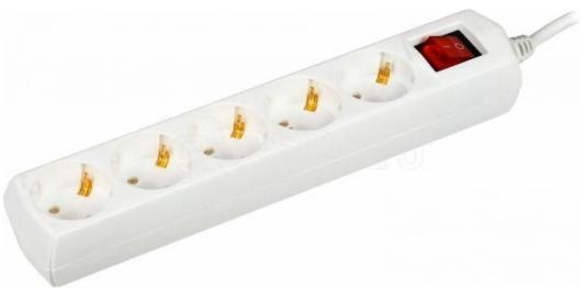 Удлинитель IEK WYP10-10-05-03-ZK-G 5 розеток 3 м