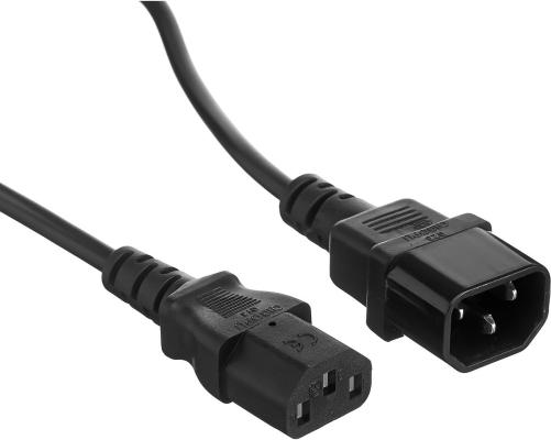 Exegate ES280987RUS Кабель монитор - компьютер (UPS->устройство) ExeGate Special EC-1,8S (IEC 320 С13->С14) 3*0.5mm2, CCA, черный, 1.8м.