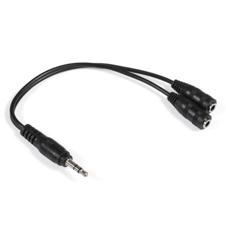 Exegate EX284946RUS Кабель-разветвитель аудио ExeGate EX-CCA-415-0.3 (3.5mm Jack M/2x3.5mm Jack F, 0,3м)