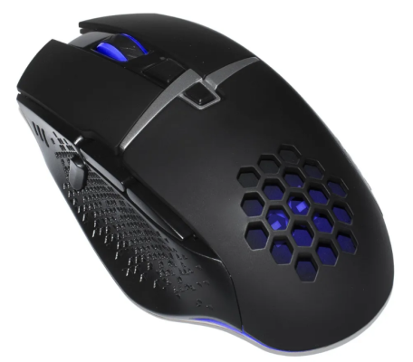 Exegate EX289490RUS Мышь ExeGate Gaming Standard Laser GML-14 (USB, лазерная, 1000/1200/3000/4000dpi, 8 кнопок и колесо прокрутки, длина кабеля 1,5м, черная, Color box)