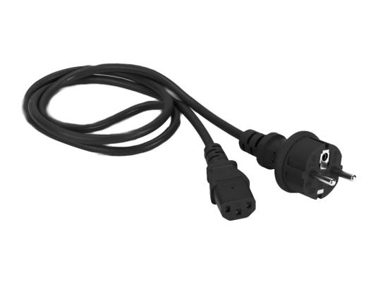 Шнур питания C13-Schuko прямая, 3х0.75, 220В, 10А, черный, 7 метров