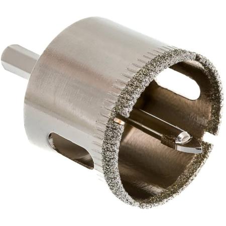 Сверло по керамической плитке и стеклу, 38 х 55 мм, 6 гр.хв-к, с центр. сверлом// Сибртех