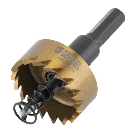 Коронка по металлу HSS, 32 мм, нитридтитановое покрытие //Denzel