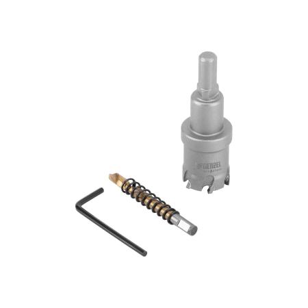 Коронка по металлу твердосплавная, 27 мм //Denzel