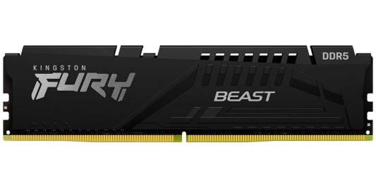 Оперативная память для компьютера Kingston Fury Beast DIMM 16Gb DDR5 5200 MHz KF552C40BB-16