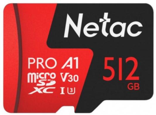 Карта памяти microSDXC 512Gb Netac P500 Extreme Pro