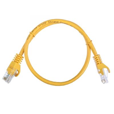 Патч-корд ACD-LPU5E-5DY [ACD-LPU5E-5DY] Cat5e UTP 24AWG 4Pair, 7/0.18мм CCA Желтый, 0.5м, (741371)