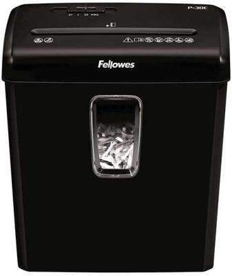 Шредер Fellowes® Powershred® P-30C, DIN P-4, 4х34 мм, 6 лст., 15 лтр.