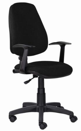 Кресло BRABIX "Comfort MG-321", регулируемая эргономичная спинка, ткань, черное, 532556