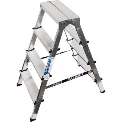 Стремянка Alumet AD7204 алюминий 4ступ. H2.91м макс.нагр.:150кг