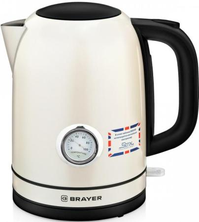 Чайник электрический Brayer 1005BR-YE 2200 Вт розовый 1.7 л нержавеющая сталь