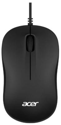 Мышь Acer OMW140 черный оптическая (1200dpi) USB (3but)