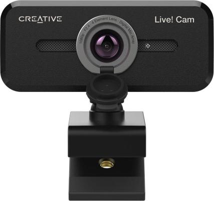 Камера Web Creative Live! Cam SYNC 1080P V2 черный 2Mpix (1920x1080) USB2.0 с микрофоном