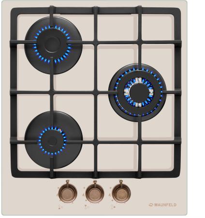 Варочная панель газовая Maunfeld EGHG.43.33CBG.R/G бежевый