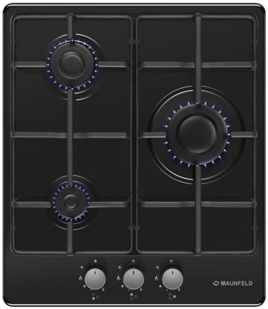 Варочная панель газовая Maunfeld EGHE.43.3STS-EB черный