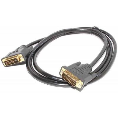Кабель DVI 2м Perfeo D8101 круглый черный