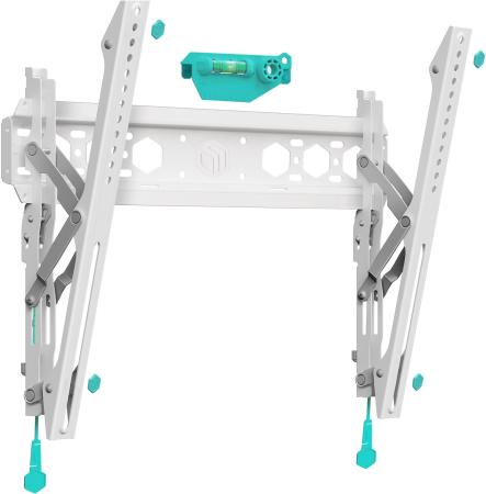 Кронштейн ONKRON/ 32-65'' макс 400*400 наклон +12? от стены: 35-145мм, макс вес 68,2кг, встр уровень, белый