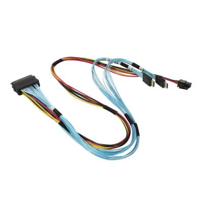 2x OcuLink v 1.0 to 2x PCIe SFF-8639 w/ Power, 55/70CM, 32/2