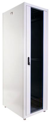 Шкаф коммутационный ЦМО (ШТК-Э-42.6.6-33АА) напольный 42U 600x600мм пер.дв.металл металл 2 бок.пан. 710кг серый 515мм 77кг