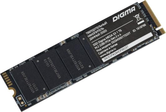 SSD накопитель Digma Mega S3 1 Tb PCI-E 3.0 x4 DGSM3001TS33T