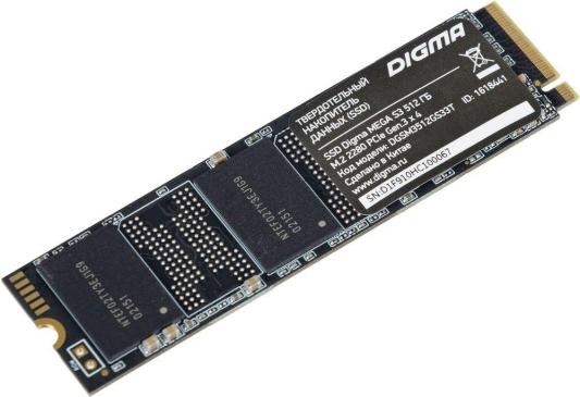 SSD накопитель Digma Mega S3 512 Gb PCI-E 3.0 x4