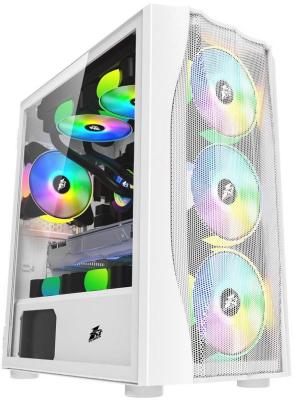 Корпус microATX 1stPlayer FIREBASE X3-M Без БП белый