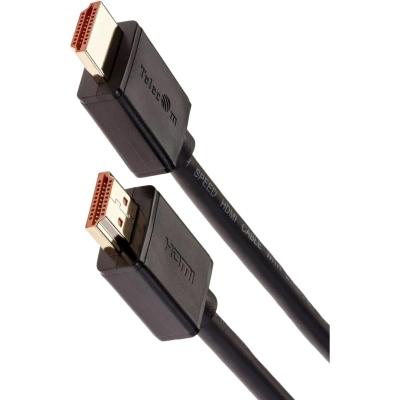 Кабель HDMI 2м VCOM Telecom TCG215F-2M круглый черный