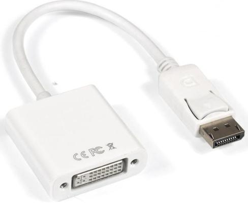 Exegate EX284909RUS Кабель-переходник DisplayPort-DVI ExeGate EX-DPM-DVIF-0.15 (20M/19F, 0,15м)