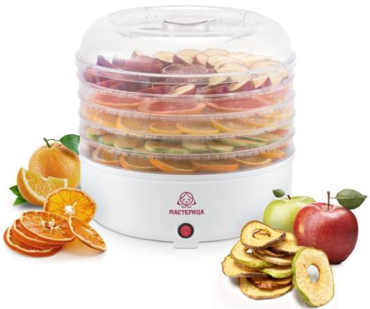 Сушилка для овощей и фруктов Мастерица СШ-0305 белый прозрачный