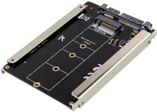 ORIENT C295S, Переходник NGFF (M.2) B-key SSD - SATA 2.5", тип 2230/2242/2260/2280, для подключения SSD M.2 SATA в отсек HDD 2.5" (30916)