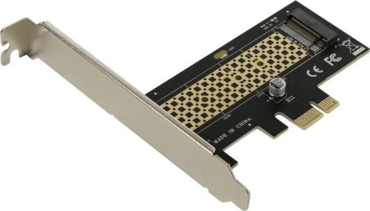 ORIENT C302E, Переходник PCI-Ex1->M.2 M-key NVMe SSD, тип 2230/2242/2260/2280, 2 планки крепления в комплекте (31152)