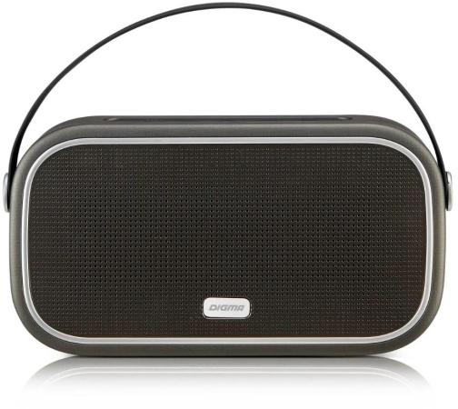 Колонка порт. Digma S-24 зеленый 10W 1.0 BT/3.5Jack/USB (SP2410GR)