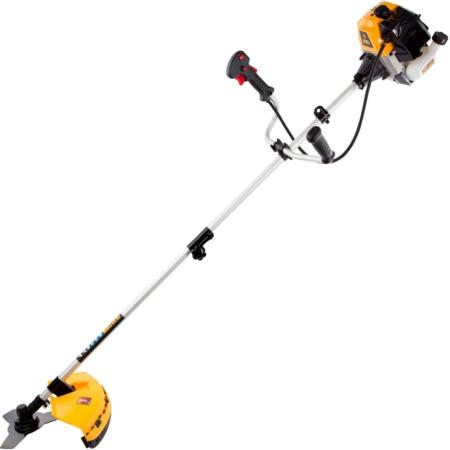Триммер бензиновый DR-43S, 43 см3, разъемная штанга, состоит из 2 частей// Denzel