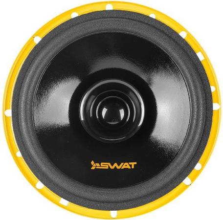 Колонки автомобильные Swat SP-H6 (без решетки) 250Вт 90дБ 4Ом 16.5см (6 1/2дюйм) (ком.:2кол.) широкополосные однополосные