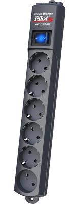 Сетевой фильтр Pilot S 6 розеток 7 м