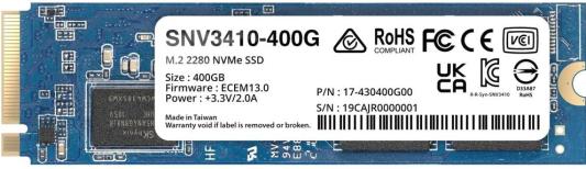 SSD накопитель Synology SNV3410-400G 400 Gb PCI-E 3.0 x4