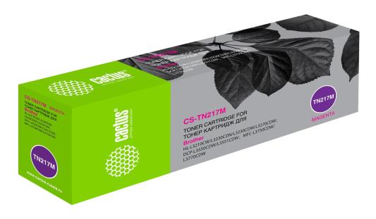 Картридж Cactus CS-TN217M 2300стр Пурпурный