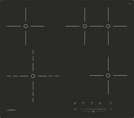 Варочная панель электрическая DARINA PL E329 B черный