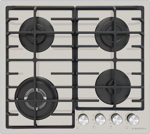 Варочная панель газовая Maunfeld EGHG.64.63CBG/G бежевый