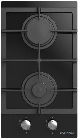 Варочная панель газовая Hyundai HHG 3235 BG черный