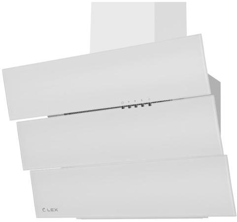 Вытяжка каминная Lex Rio G 600 белый управление: кнопочное (1 мотор)