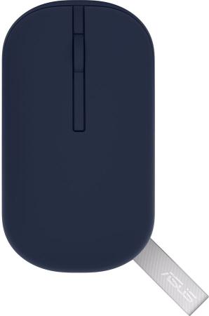 Мышь беспроводная ASUS MD100 синий USB + Bluetooth