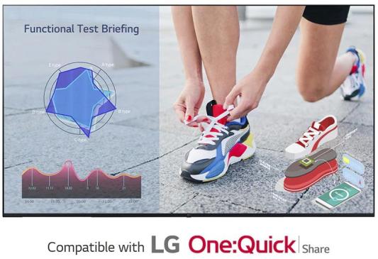 Панель 85" LG 86UL3J-B черный 3840x2160 120 Гц Wi-Fi 3 х HDMI 2 х USB RJ-45 RS-232C