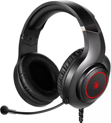 Наушники с микрофоном A4Tech Bloody G220S черный 2м мониторные USB оголовье (G220S USB/ BLACK)