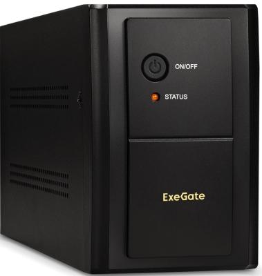 Exegate EP285508RUS ИБП ExeGate SpecialPro UNB-1600.LED.AVR.EURO.RJ <1600VA/950W, LED, AVR, 4 евророзетки, RJ45/11, Black>