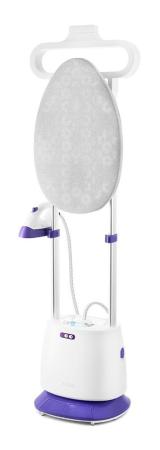 Отпариватель напольный Kitfort КТ-996 2300Вт белый/фиолетовый