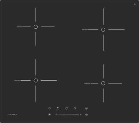 Варочная панель индукционная DARINA PL EI313 черный