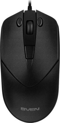Мышь проводная Sven Мышь Sven RX-100 чёрный USB