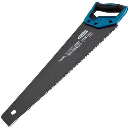 Ножовка по дереву "PIRANHA", 500 мм, 7 TPI, 3D-зуб, тефл. покр.полотна, 2-х комп. рук-ка// Gross