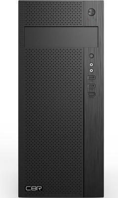 Корпус ATX CBR PCC-ATX-E185-WPSU Без БП чёрный